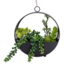 23cm Succulent Artificial Plant In Black Metal Pot 1 23cm Succulent Artificial Plant In Black Metal Pot -Greenie Shop 23cm succulent artificial plant in black metal pot5010795682485 01c bq