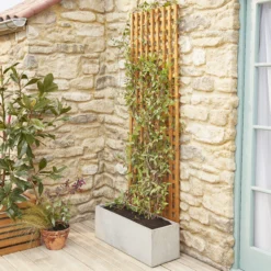 6ft Pine Trellis Panel (W)122cm X (H)183cm -Greenie Shop 6ft pine trellis panel w 122cm x h 183cm3663602430636 04bq