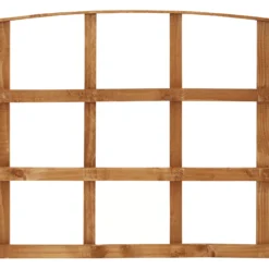 Arched Pine Trellis Panel (W)183cm X (H)57cm -Greenie Shop arched pine trellis panel w 183cm x h 57cm3663602430643 03bq