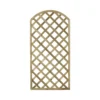 Arched Pine Trellis Panel (W)90cm X (H)180cm -Greenie Shop arched pine trellis panel w 90cm x h 180cm3663602430346 01bq