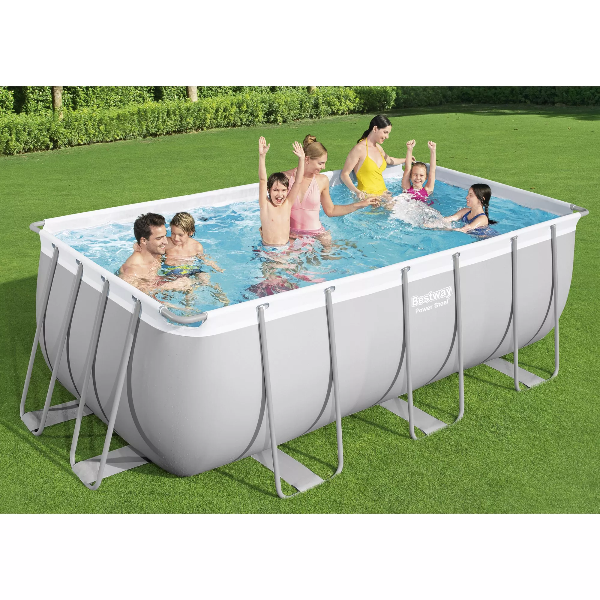 Bestway Power Steel Metal & Plastic Pool (W) 2.01m X (L) 4.12m 8 Bestway Power Steel Metal & Plastic Pool (W) 2.01m X (L) 4.12m - Image 6