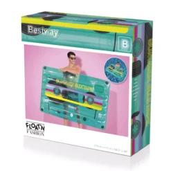 Bestway Retro Beats Multicolour Rectangular Mix Tape Inflatable Lilo -Greenie Shop bestway retro beats multicolour rectangular mix tape inflatable lilo6941607331828 02c