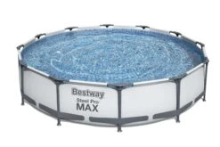 Bestway Steel Pro Max Polyvinyl Chloride (PVC) Family Swimming Pool (W) 3.97m X (L) 3.66m