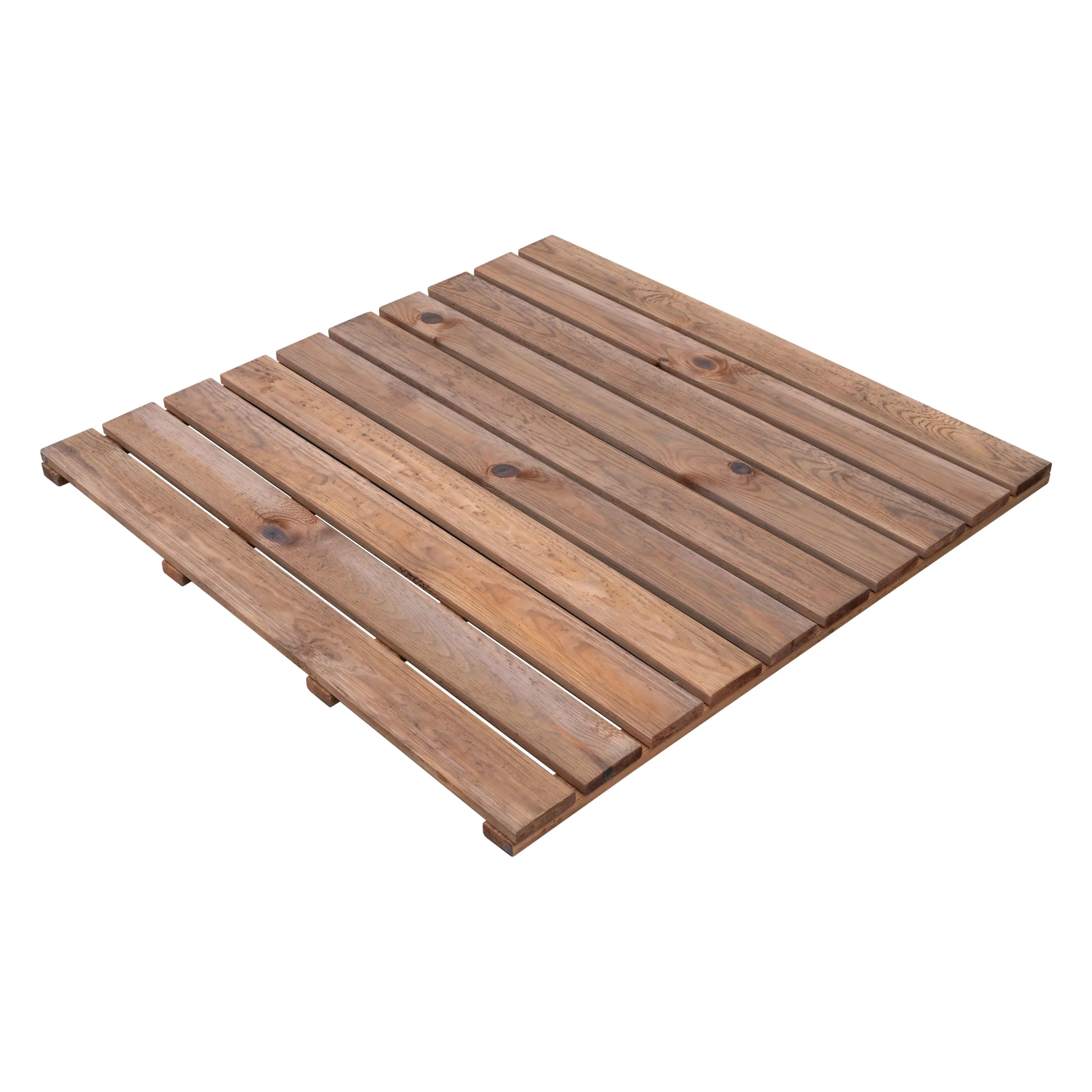 Blooma Benoue Brown Pine Deck Tile (L)1m (W)1000mm (T)40mm 3 Blooma Benoue Brown Pine Deck Tile (L)1m (W)1000mm (T)40mm