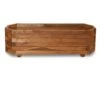 Blooma Bopha Brown Wooden Rectangular Trough 2 Blooma Bopha Brown Wooden Rectangular Trough -Greenie Shop blooma bopha brown wooden rectangular trough3663602701415 01bq
