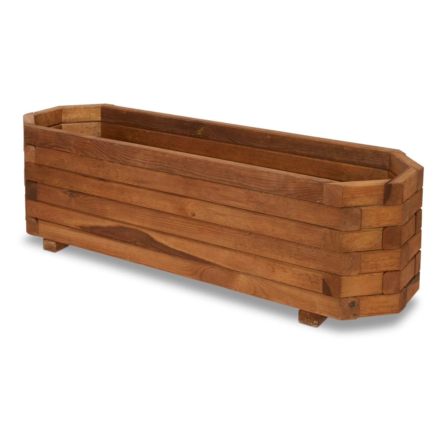Blooma Bopha Brown Wooden Rectangular Trough 5 Blooma Bopha Brown Wooden Rectangular Trough - Image 3