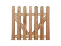 Blooma Luiro Wood Round Top Gate, (H)1m (W)1m
