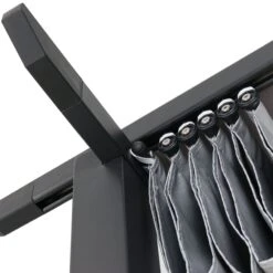 Blooma Moses Black Rectangular Gazebo, (W)4m (D)3m - Assembly Required 11 Blooma Moses Black Rectangular Gazebo, (W)4m (D)3m - Assembly Required -Greenie Shop blooma moses black rectangular gazebo w 4m d 3m assembly required3663602419129 03bq