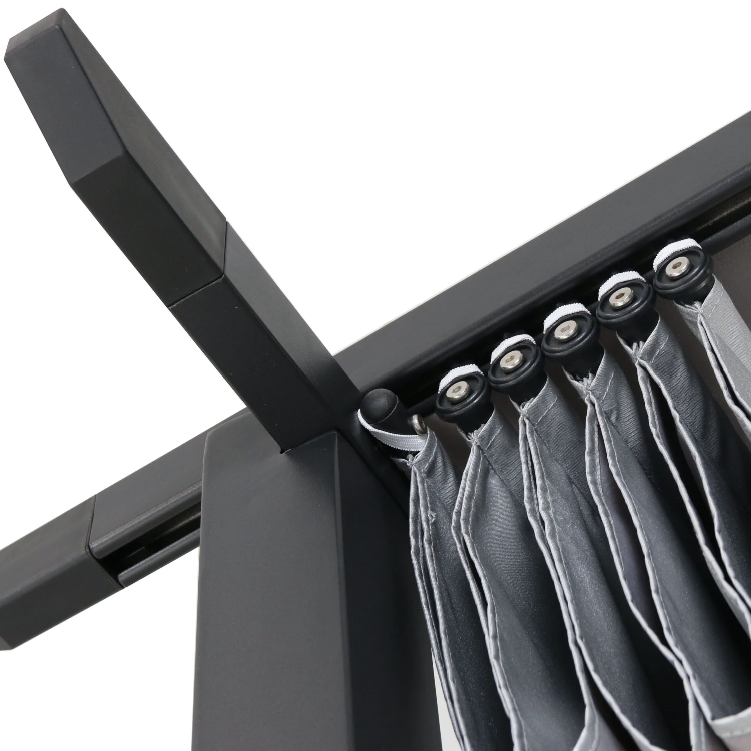 Blooma Moses Black Rectangular Gazebo, (W)4m (D)3m - Assembly Required 7 Blooma Moses Black Rectangular Gazebo, (W)4m (D)3m - Assembly Required - Image 5