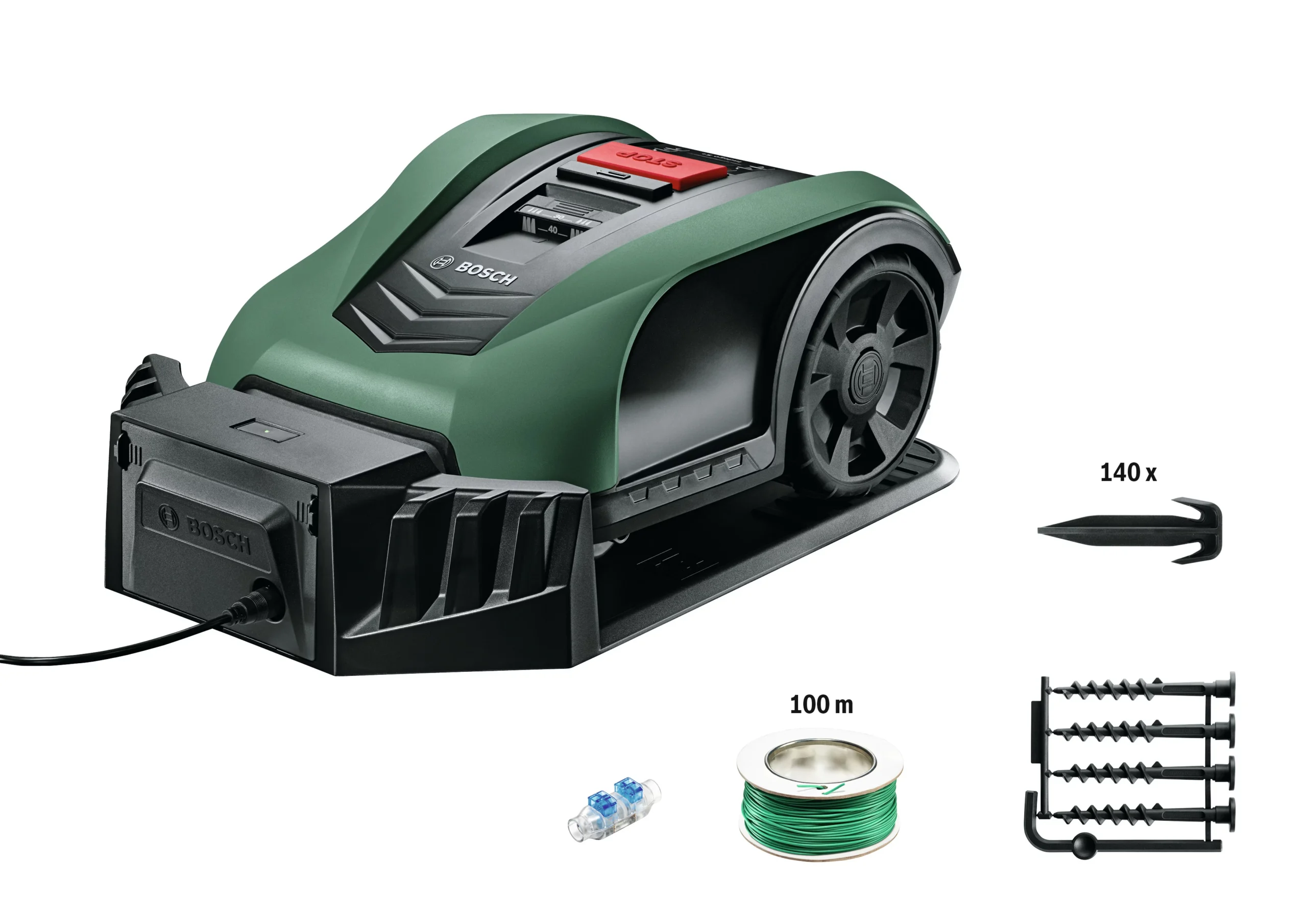 Bosch Indego S+ 400 Cordless Robotic Lawnmower 4 Bosch Indego S+ 400 Cordless Robotic Lawnmower - Image 2