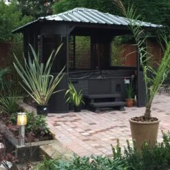 Canadian Spa Company Frazer Square Gazebo, (W)3.37m (D)3.37m - Assembly Required 7 Canadian Spa Company Frazer Square Gazebo, (W)3.37m (D)3.37m - Assembly Required -Greenie Shop canadian spa company frazer square gazebo w 3 37m d 3 37m assembly required0700697209570 01i bq