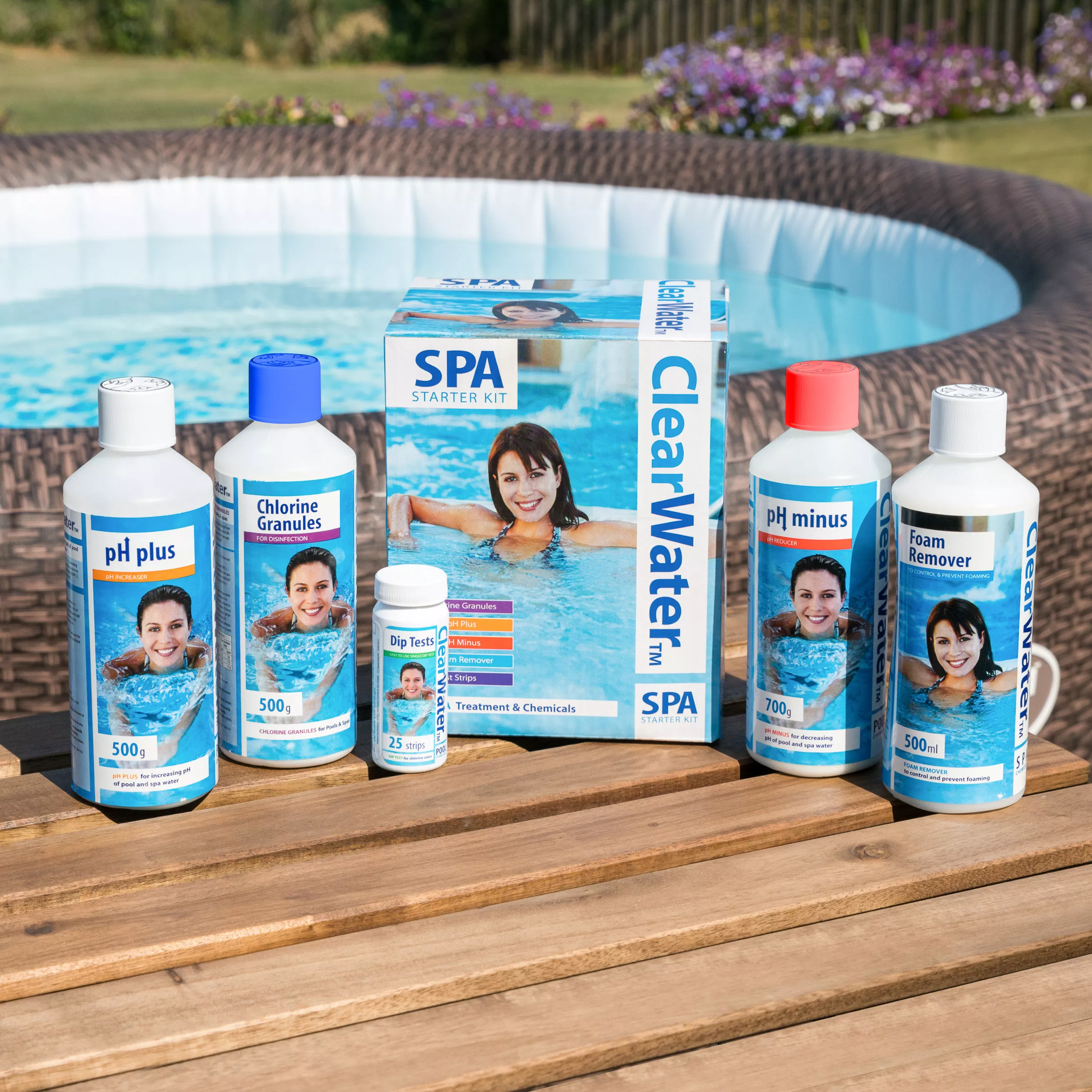 Clearwater Hot Tub Chemical Starter Kit 4 Clearwater Hot Tub Chemical Starter Kit - Image 2