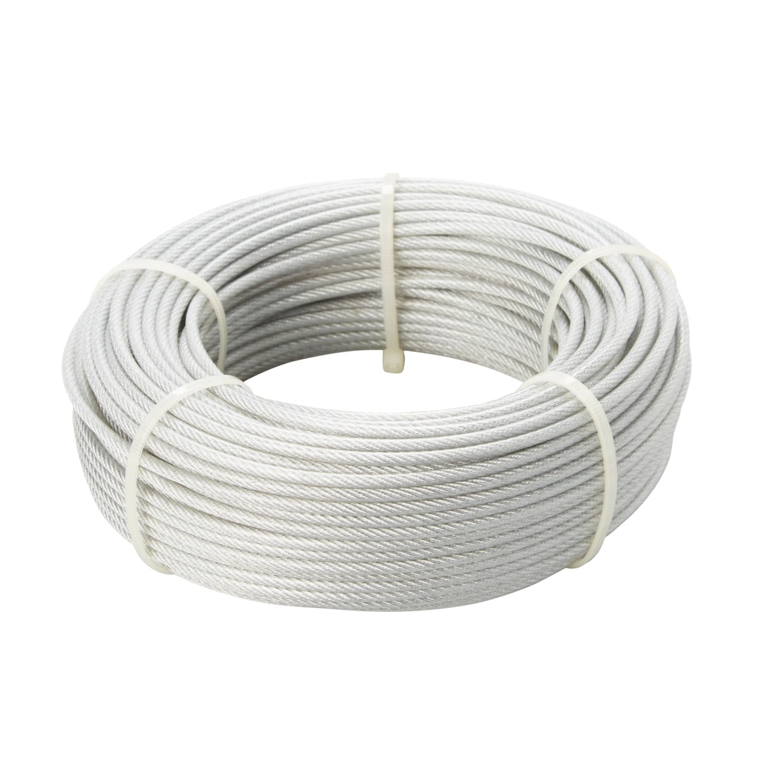 Diall PVC & Steel Cable, (L)50m (Dia)3.5mm 3 Diall PVC & Steel Cable, (L)50m (Dia)3.5mm