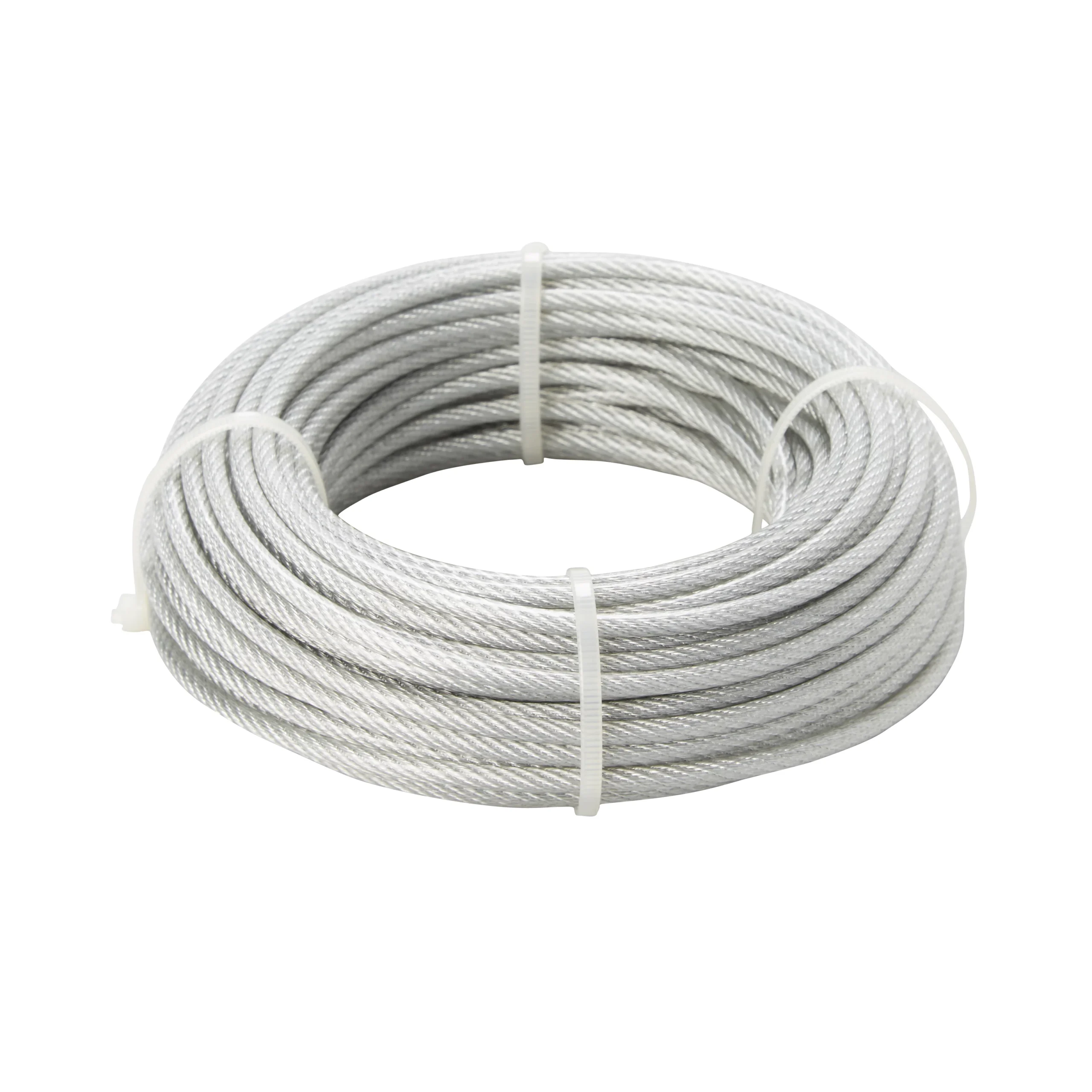 Diall White PVC & Steel Cable, (L)20m (Dia)2.5mm 3 Diall White PVC & Steel Cable, (L)20m (Dia)2.5mm