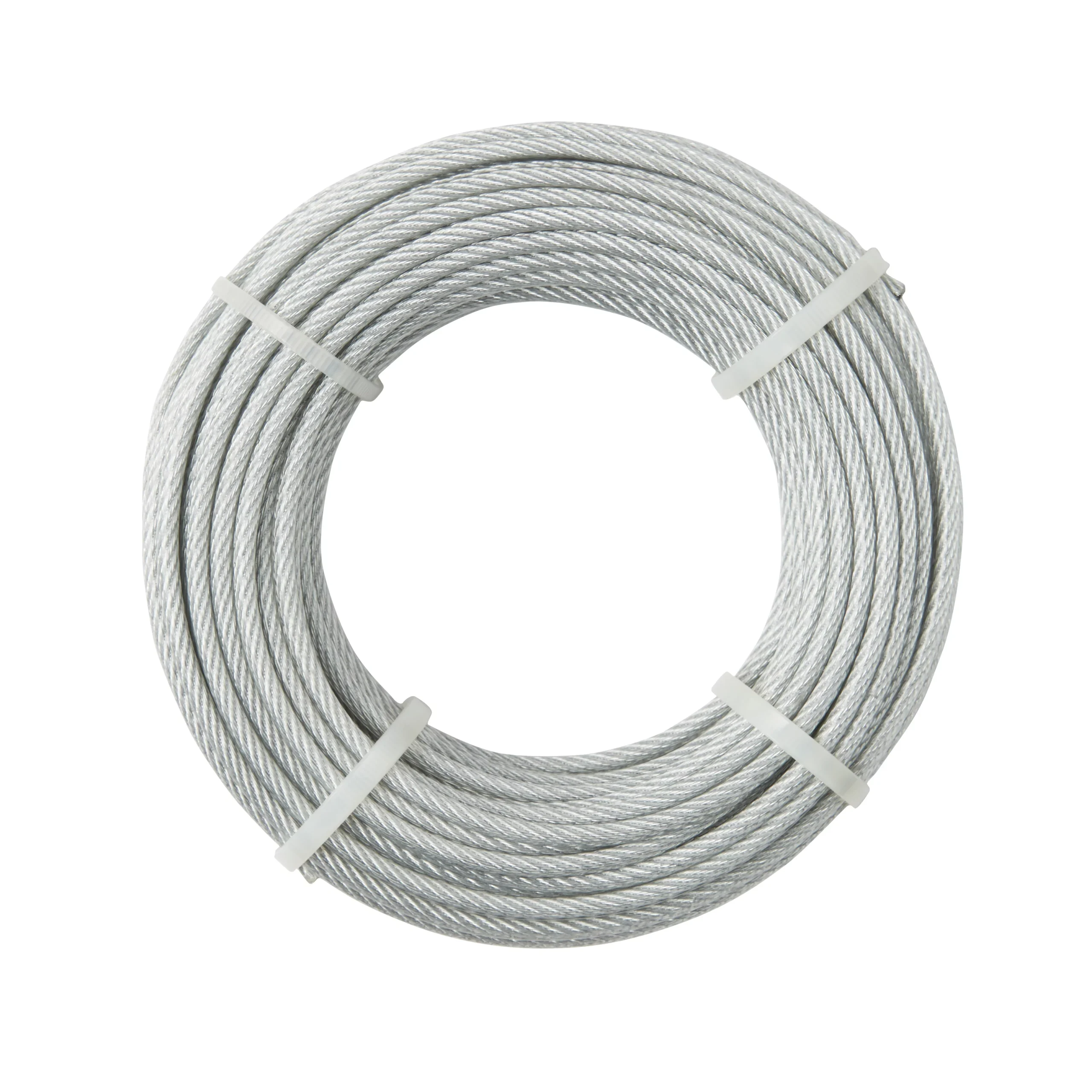 Diall White PVC & Steel Cable, (L)20m (Dia)2.5mm 4 Diall White PVC & Steel Cable, (L)20m (Dia)2.5mm - Image 2