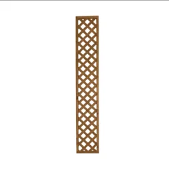 Diamond Pine Trellis Panel, Pack Of 4 (W)183cm X (H)32cm