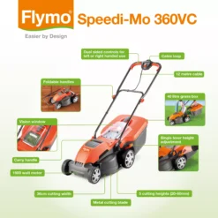 Flymo Speedi-Mo Corded Rotary Lawnmower 16 Flymo Speedi-Mo Corded Rotary Lawnmower -Greenie Shop flymo speedi mo corded rotary lawnmower7391736343046 03t bq