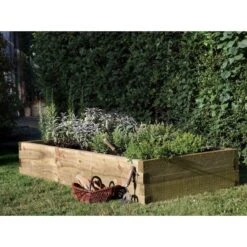 Forest Garden 28 X 180 X 90 Wood Rectangular Raised Bed Kit