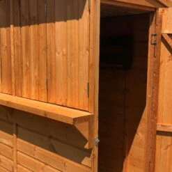 Forest Garden 6x3 Ft Pent Shiplap Garden Bar With Single Door -Greenie Shop forest garden 6x3 ft pent shiplap garden bar with single door5013053184066 41c bq