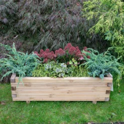 Forest Garden Agen Wooden Rectangular Planter 7 Forest Garden Agen Wooden Rectangular Planter -Greenie Shop forest garden agen wooden rectangular planter5013053154557 02i bq