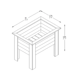 Forest Garden Deep Root Wooden Rectangular Planter 9 Forest Garden Deep Root Wooden Rectangular Planter -Greenie Shop forest garden deep root wooden rectangular planter5013053143056 01t BQ