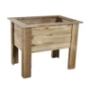Forest Garden Deep Root Wooden Rectangular Planter