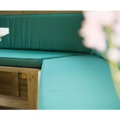 Forest Garden Furnished Hexagonal Gazebo, (W)3.78m (D)3.27m -Greenie Shop forest garden furnished hexagonal gazebo w 3 78m d 3 27m5013053172469 12i