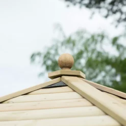 Forest Garden Hexagonal Gazebo, (W)3.78m (D)3.27m -Greenie Shop forest garden hexagonal gazebo w 3 78m d 3 27m5013053163382 06i