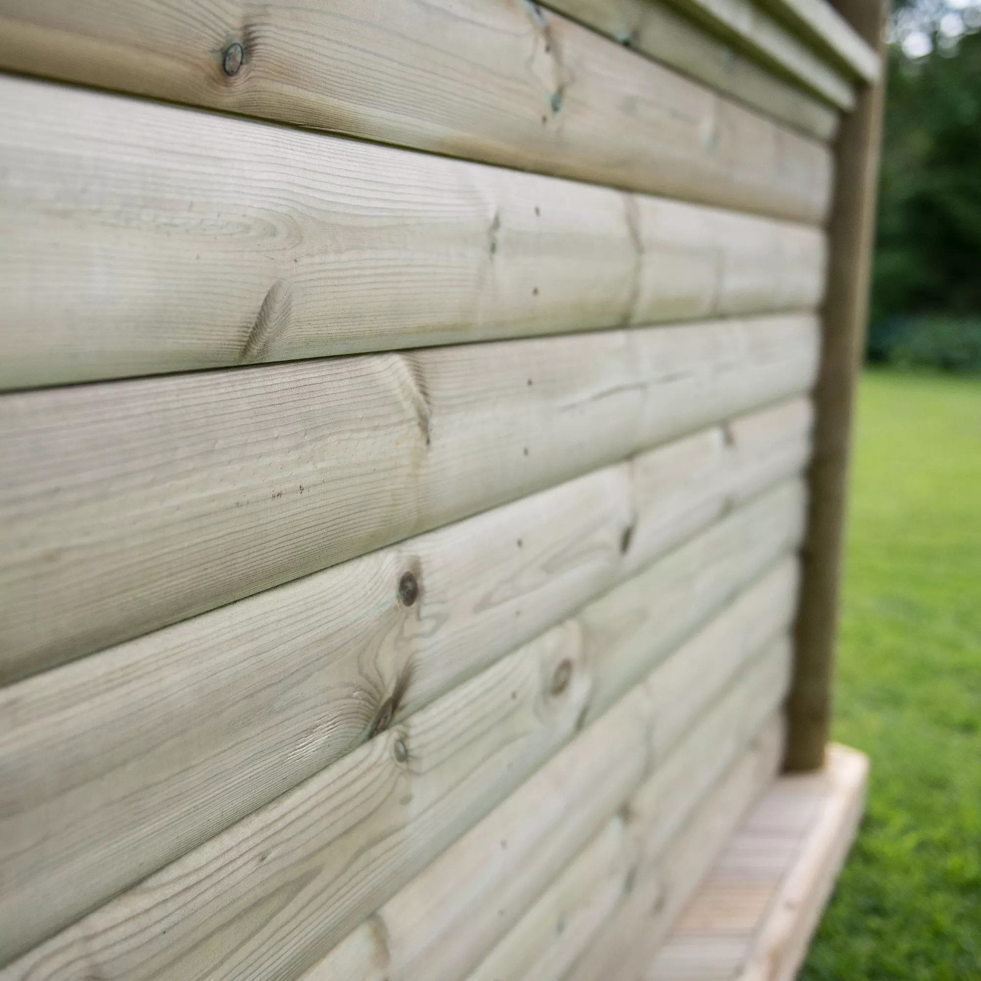 Forest Garden Hexagonal Gazebo With Cedar Roof, (W)4.9m (D)4.24m 7 Forest Garden Hexagonal Gazebo With Cedar Roof, (W)4.9m (D)4.24m - Image 5