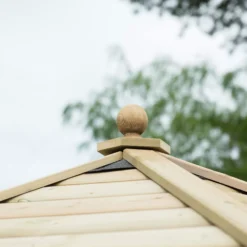 Forest Garden Hexagonal Gazebo With Timber Roof, (W)4.26m (D)3.69m 14 Forest Garden Hexagonal Gazebo With Timber Roof, (W)4.26m (D)3.69m -Greenie Shop forest garden hexagonal gazebo with timber roof w 4 26m d 3 69m5013053163412 04i