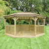 Forest Garden Premium Octagonal Gazebo, (W)5.27m (D)3.78m 2 Forest Garden Premium Octagonal Gazebo, (W)5.27m (D)3.78m -Greenie Shop forest garden premium octagonal gazebo w 5 27m d 3 78m5013053163467 01i bq