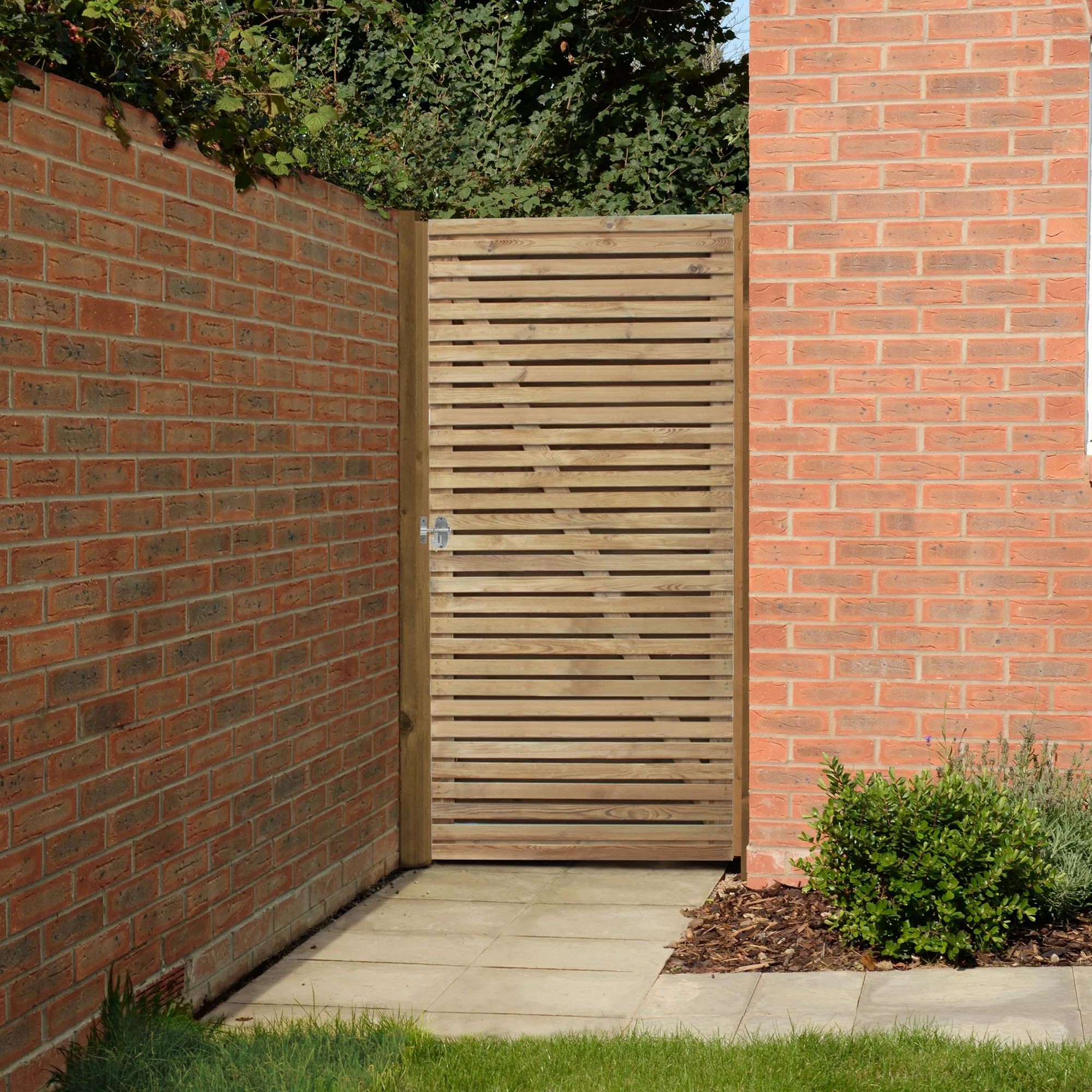 Forest Garden Wood Garden Gate, (H)1.8m (W)0.9m 5 Forest Garden Wood Garden Gate, (H)1.8m (W)0.9m - Image 3