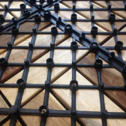 GoodHome Lempa Brown Acacia Clippable Deck Tile (L)0.3m (W)300mm (T)24mm, Pack Of 4 21 GoodHome Lempa Brown Acacia Clippable Deck Tile (L)0.3m (W)300mm (T)24mm, Pack Of 4 -Greenie Shop goodhome lempa brown acacia clippable deck tile l 0 3m w 300mm t 24mm pack of 45059340066035 38c