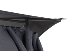 GoodHome Shamal Steel Grey Rectangular Gazebo, (W)2.96m (D)3.96m - Assembly Required -Greenie Shop goodhome shamal steel grey rectangular gazebo w 2 96m d 3 96m assembly required5059340125466 38c