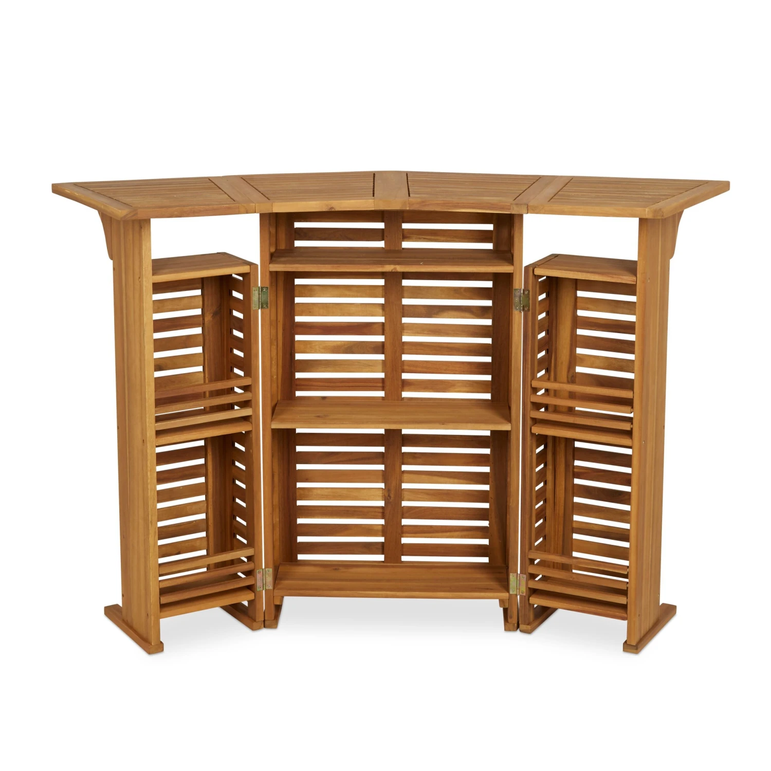 GoodHome Virginia Wooden Drink Cabinet Bar 4 GoodHome Virginia Wooden Drink Cabinet Bar - Image 2