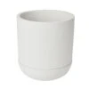 GoodHome White Terracotta Circular Plant Pot (Dia)20.5cm 2 GoodHome White Terracotta Circular Plant Pot (Dia)20.5cm -Greenie Shop goodhome white terracotta circular plant pot dia 20 5cm3663602441274 02c bq