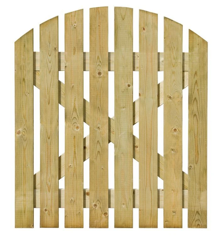 Grange Timber Domed Gate, (H)1.05m (W)0.9m 3 Grange Timber Domed Gate, (H)1.05m (W)0.9m