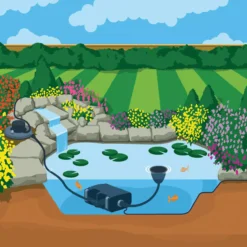 Hozelock Aquaforce Pond Filter System -Greenie Shop hozelock aquaforce pond filter system5010646052115 01i