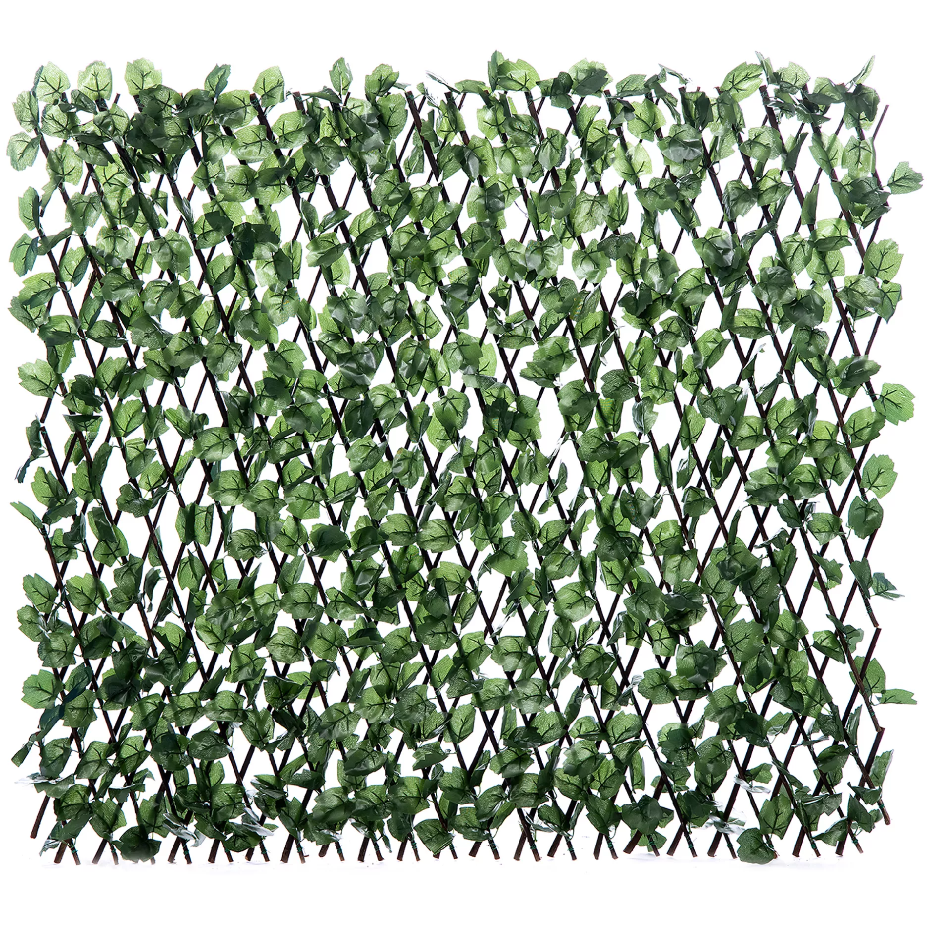 Klikstrom Extensible Fence With Maple Leaves Square Artificial Plant Wall, (H)1m (W)2m 3 Klikstrom Extensible Fence With Maple Leaves Square Artificial Plant Wall, (H)1m (W)2m