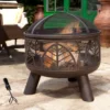 La Hacienda Alexis Steel Firepit -Greenie Shop la hacienda alexis steel firepit5055025581688 02i bq