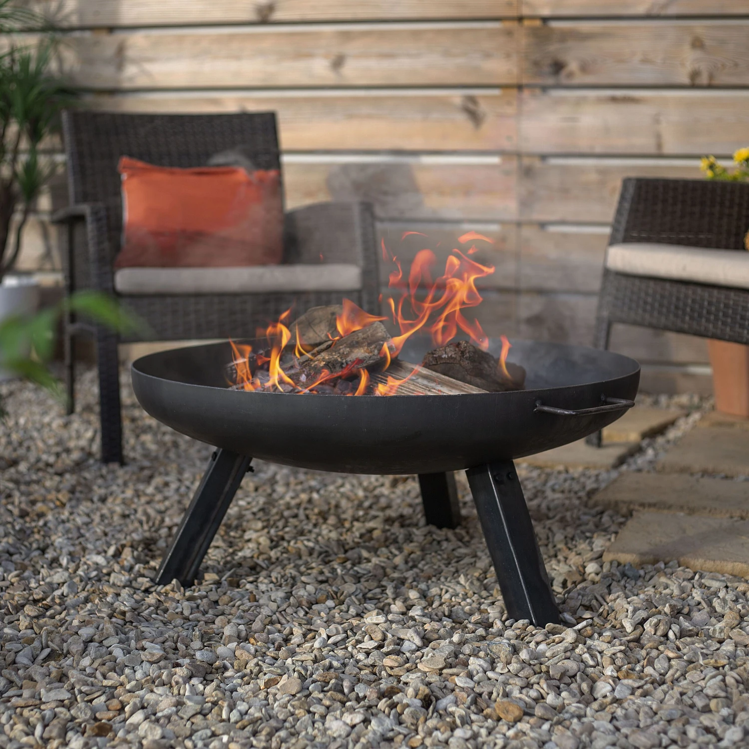 La Hacienda Industrial Steel Firepit 5 La Hacienda Industrial Steel Firepit - Image 3