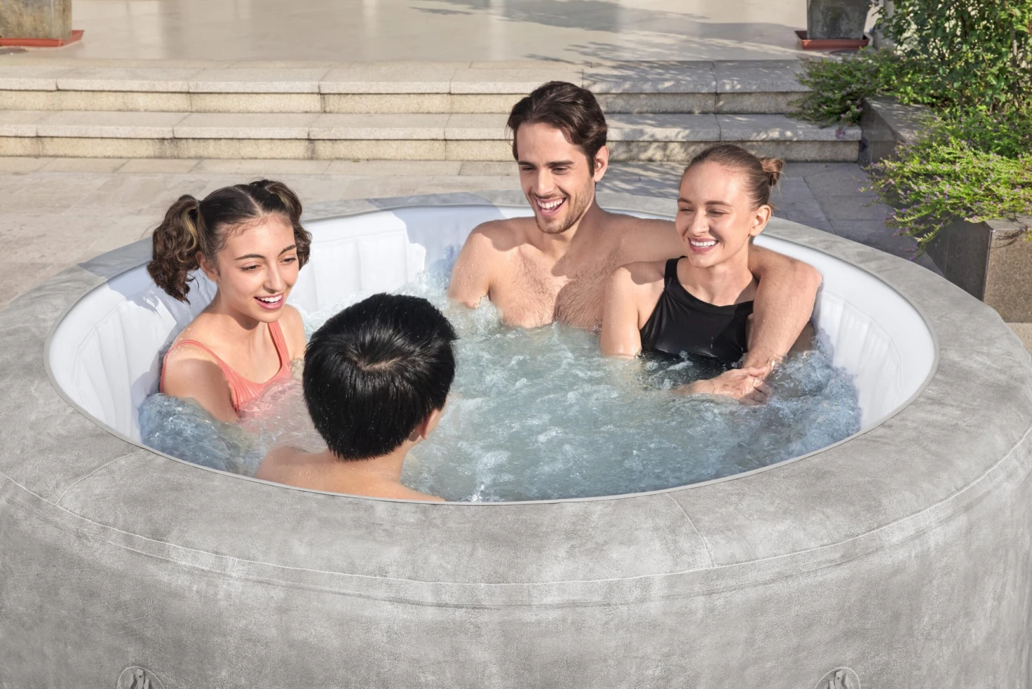 Lay-Z-Spa Zurich 4 Person Inflatable Hot Tub 6 Lay-Z-Spa Zurich 4 Person Inflatable Hot Tub - Image 4