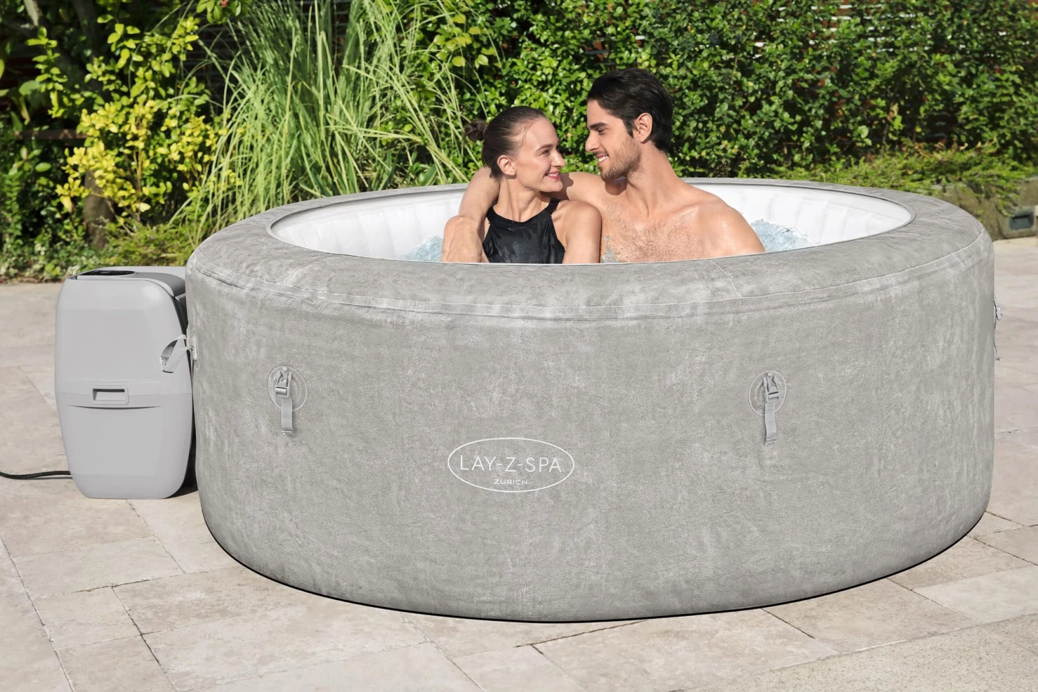 Lay-Z-Spa Zurich 4 Person Inflatable Hot Tub 10 Lay-Z-Spa Zurich 4 Person Inflatable Hot Tub - Image 8