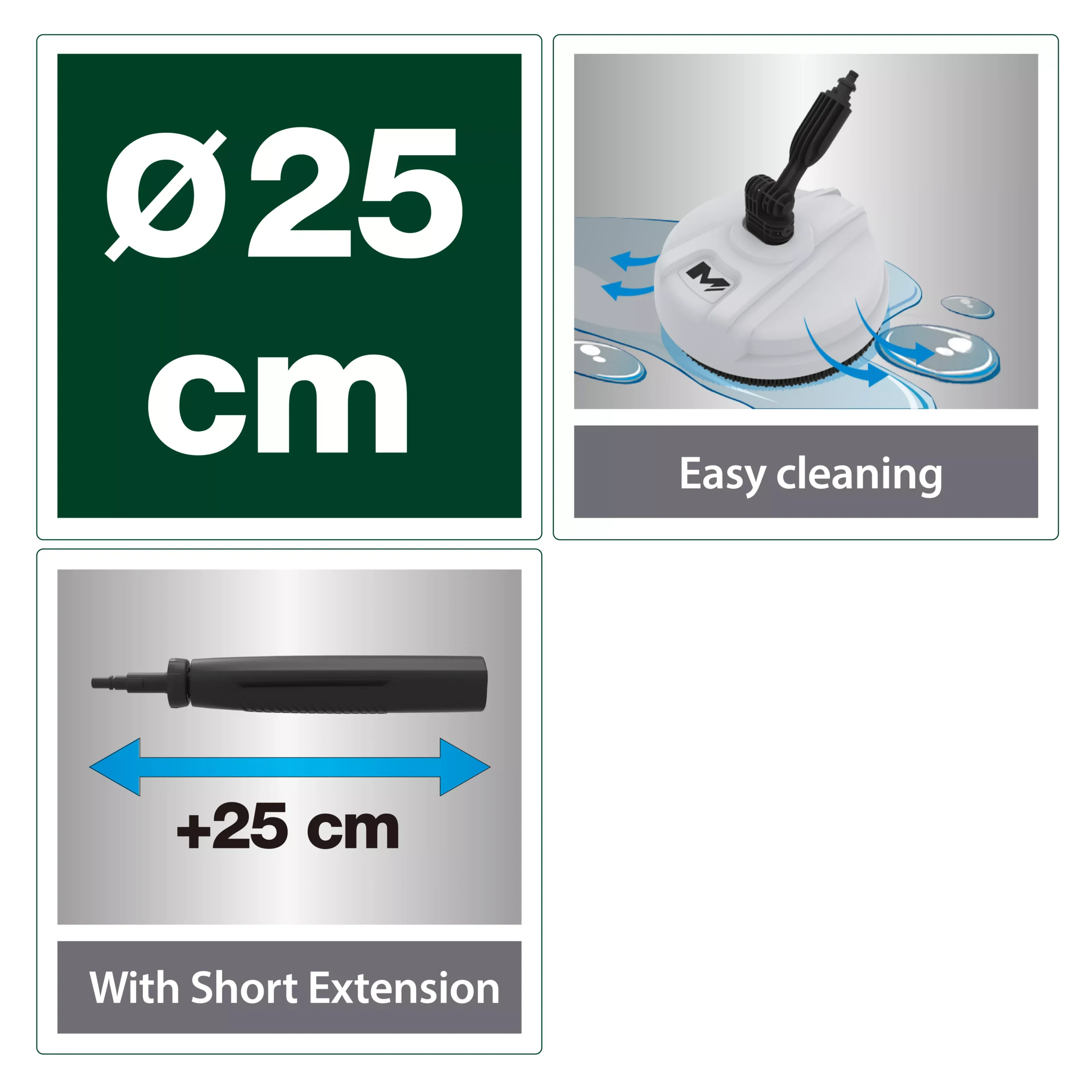 Mac Allister Pressure Washer Brush 6 Mac Allister Pressure Washer Brush - Image 4