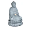 Mains-powered Buddha Water Feature With LED Lights (H)86cm -Greenie Shop mains powered buddha water feature with led lights h 86cm5053844243619 01c bq