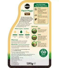 Miracle-Gro Patch Magic Spot Repair 6m² 1.3kg -Greenie Shop miracle gro patch magic spot repair 6m 1 3kg5010272090611 04c bq