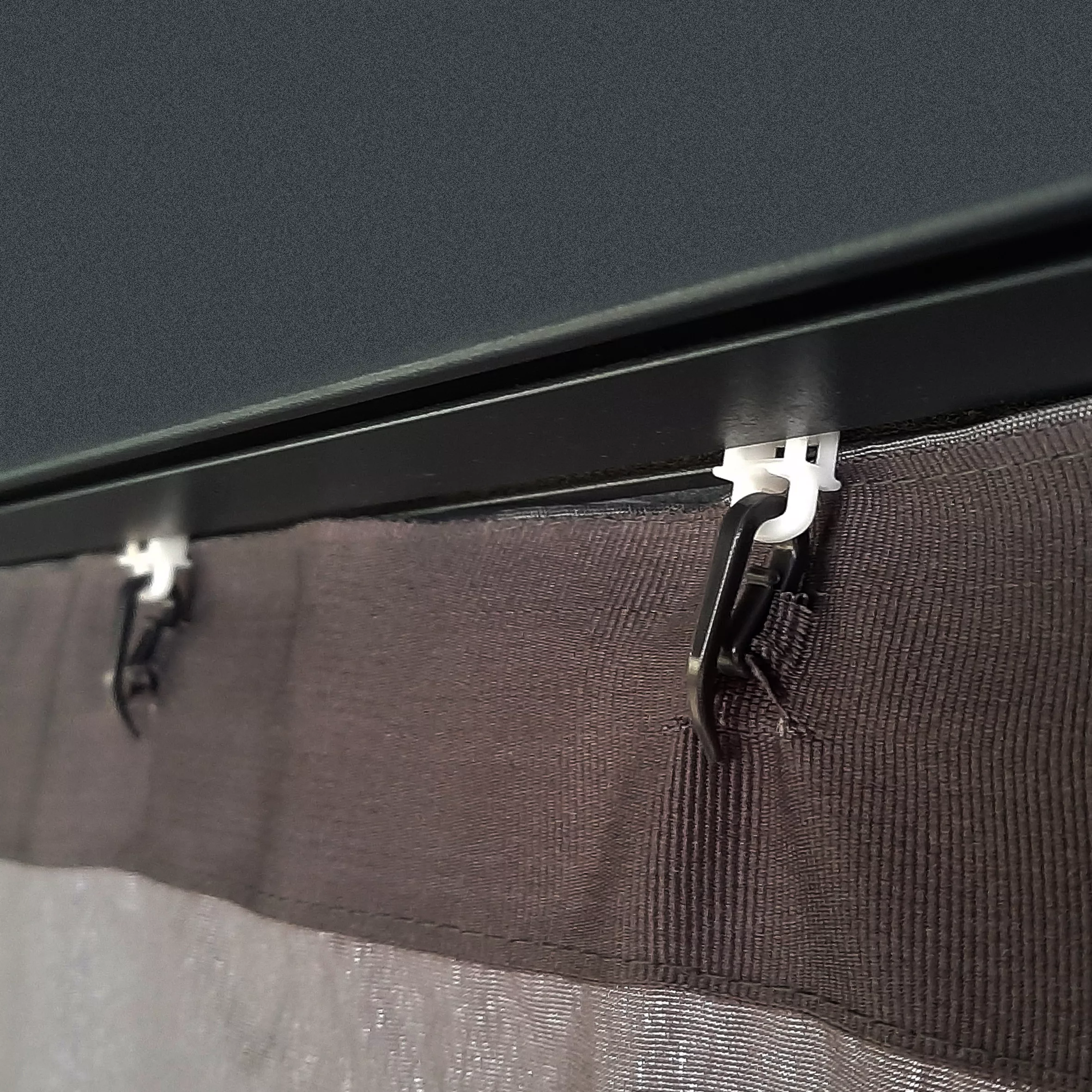 Palram - Canopia Dallas Grey Polyester (PES) Gazebo Curtain, Pack Of 4 (L)2120mm (W)4090mm 8 Palram - Canopia Dallas Grey Polyester (PES) Gazebo Curtain, Pack Of 4 (L)2120mm (W)4090mm - Image 6