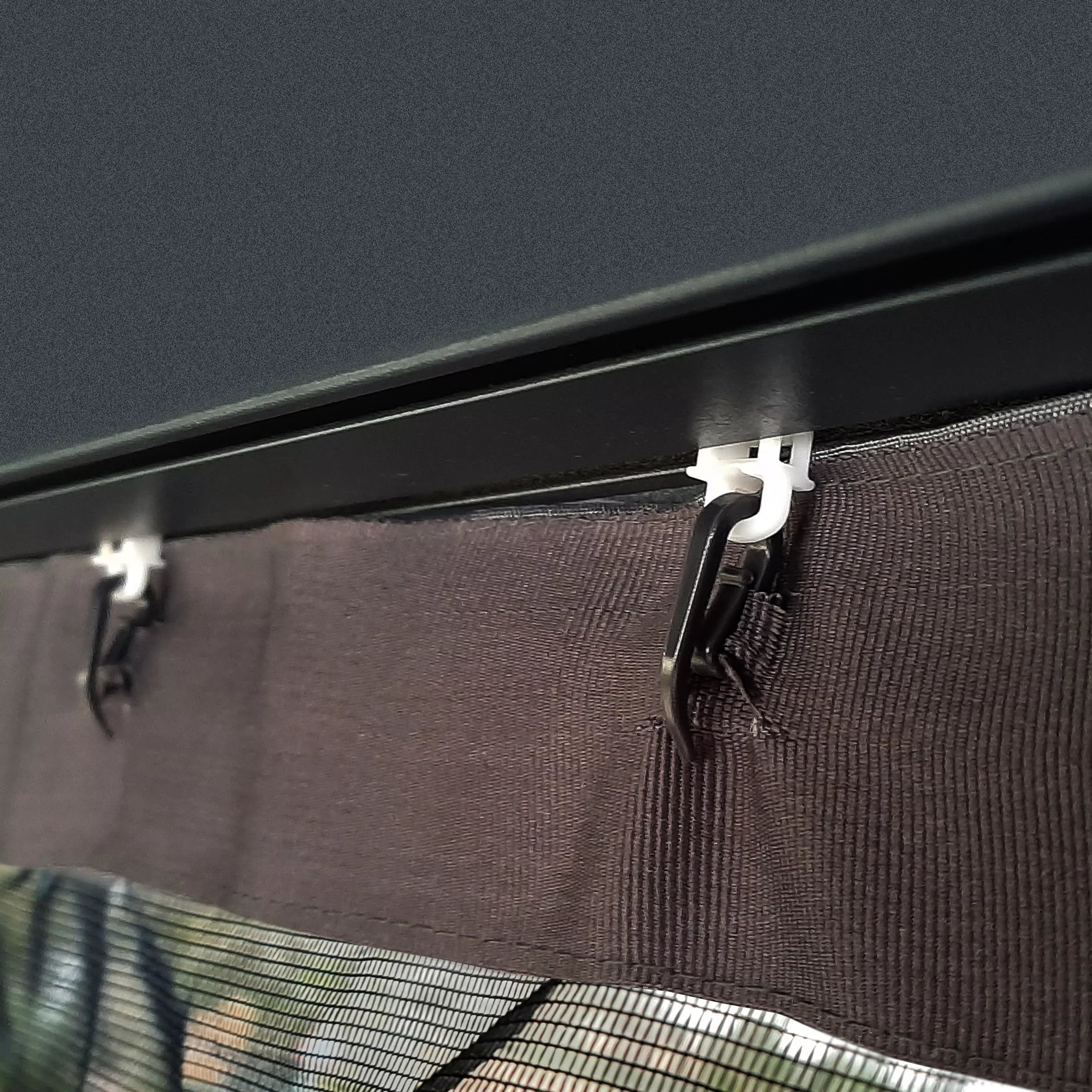 Palram - Canopia Dallas Grey Polyester (PES) Gazebo Netting, Pack Of 4 (L)2120mm (W)4090mm 5 Palram - Canopia Dallas Grey Polyester (PES) Gazebo Netting, Pack Of 4 (L)2120mm (W)4090mm - Image 3