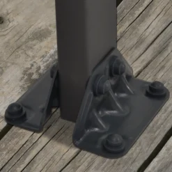 Palram - Canopia Feria Grey Non-retractable Awning, (L)4.25m (H)3.05m (W)3.85m -Greenie Shop palram canopia feria grey non retractable awning l 4 25m h 3 05m w 3 85m7290108134551 06i bq