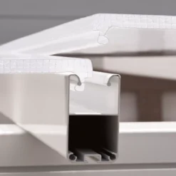 Palram - Canopia Feria White Non-retractable Awning, (L)7.87m (H)3.05m (W)3.85m -Greenie Shop palram canopia feria white non retractable awning l 7 87m h 3 05m w 3 85m7290103122737 05i bq